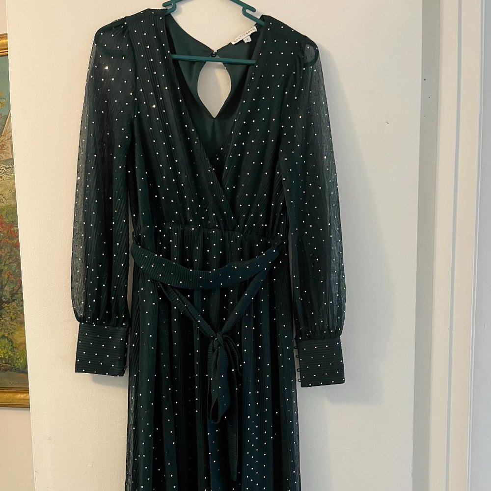 Floor length Emerald Baltic Born Dress